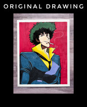 Original Drawing: Cowboy Bebop Spike Spiegel Marker Drawing